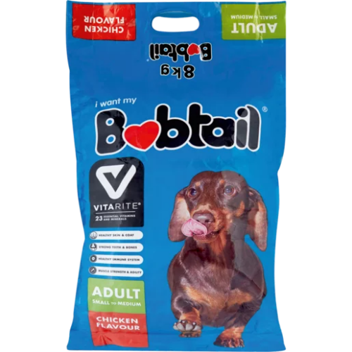 Bobtail Chicken Flavoured Small/Medium Dog Food 8kg